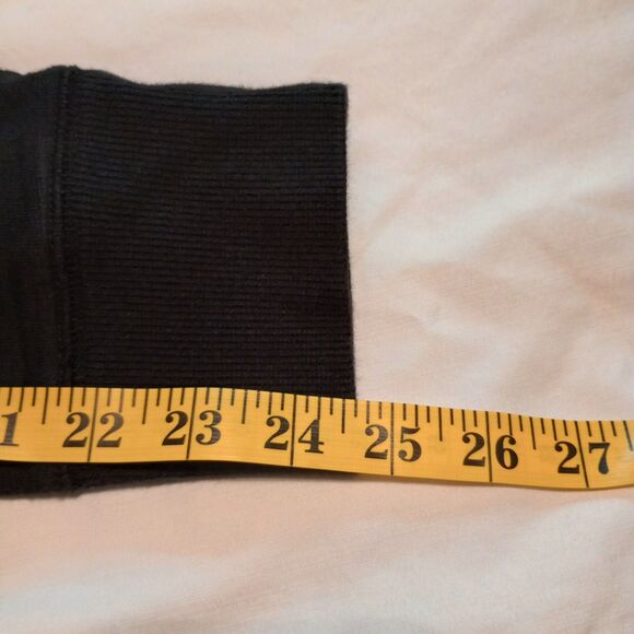 Vintage Lady Footlocker Black Sweatshirt Kangaroo Pocket Scoop Neck XXL Y2K - Picture 8 of 8